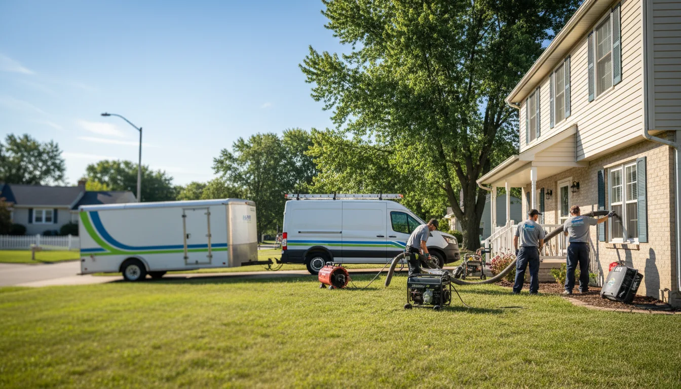 Flooded Basement Restoration And Cleanup With Repair in Amery, WI near me